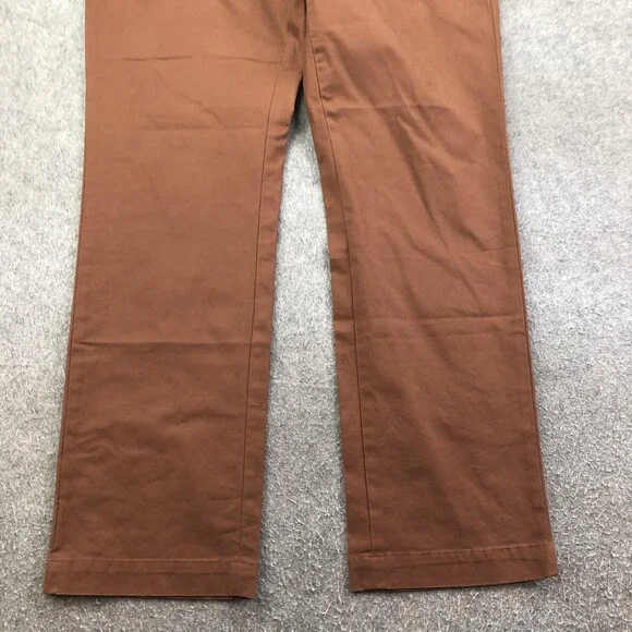 Banana Republic Pants Mens 35x34 Brown Aiden Chino Straight Leg Canvas Casual - Picture 2 of 10
